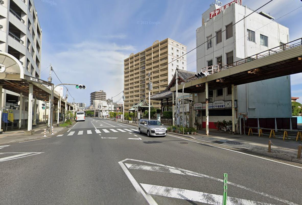 木更津市中央１丁目の店舗事務所の周辺