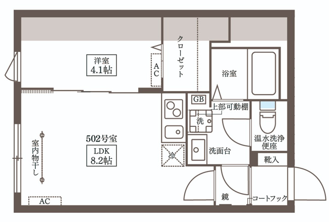 【間取り】 | COCOCUBE大井町Ⅱ