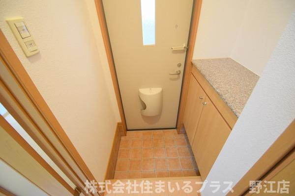 ライン・テラの玄関