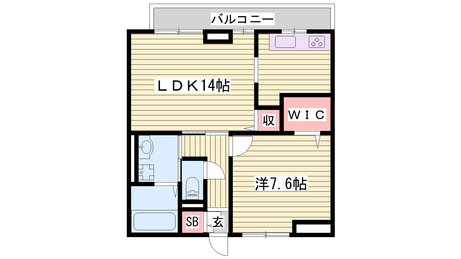 グラシアスの間取り