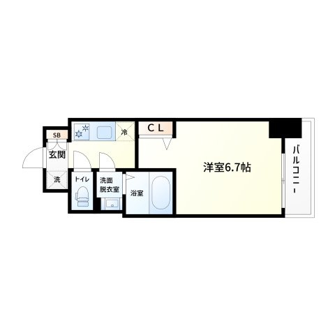 Alivis福島海老江（旧：フォーリアライズ福島ルノン）の間取り|フォーリアライズ福島ルノン　間取り