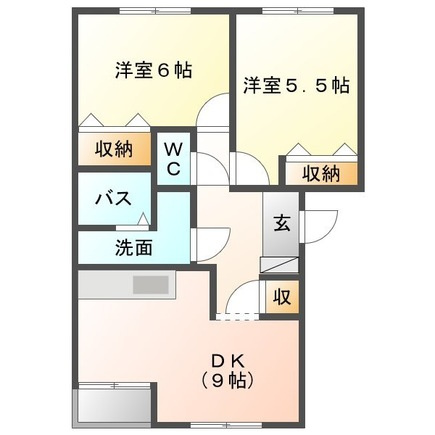 グランディールの間取り