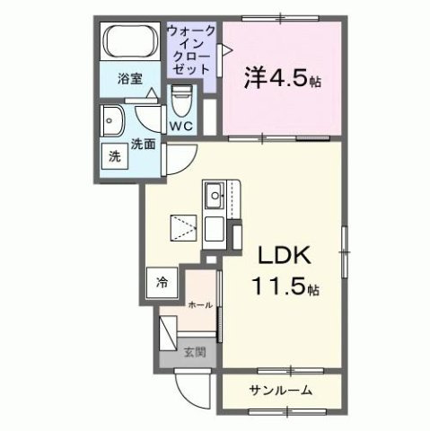 ロイヤルⅣの間取り