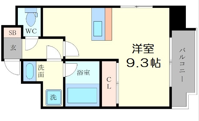 【間取り】 | アバンティ大阪ドームシティ