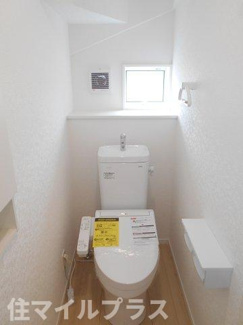 【トイレ】 | 矢吹町小松新築一戸建て2棟 | トイレです