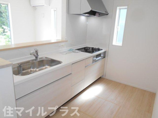 【キッチン】 | 矢吹町小松新築一戸建て2棟 | きれいなキッチンです