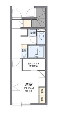 レオパレスエクセル銚子大橋の間取り