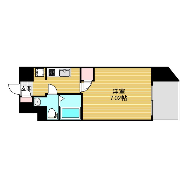 ドゥーエ江坂Ⅲの間取り