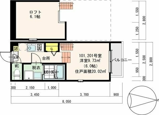 Orque D’or Kasatoriの間取り