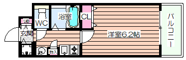 【間取り】 | プレサンス梅田インテルノ
