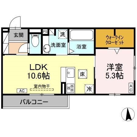 D-Crinum 本田町の間取り