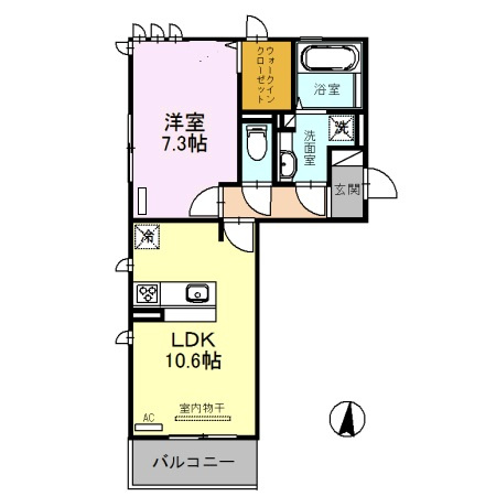 TMSコート　聖賢小学校の間取り|TMSコート　間取り