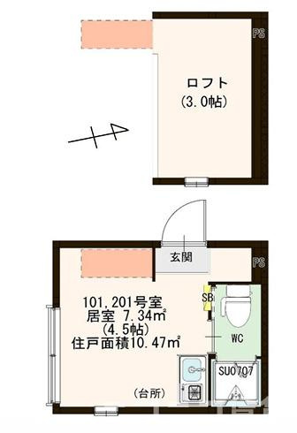 【間取り】 | ハーモニーテラス浮間Ⅱ