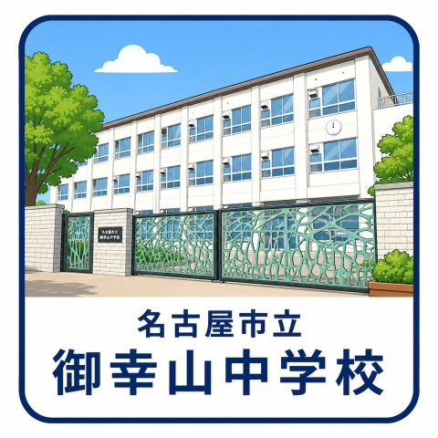 天白区表山三丁目戸建の周辺|御幸山中学校まで約1,300ｍ
