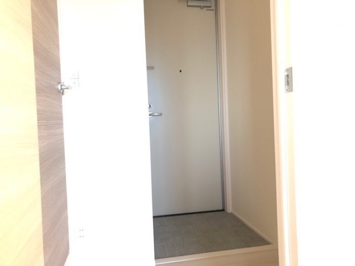 エスポワール合川Bの玄関