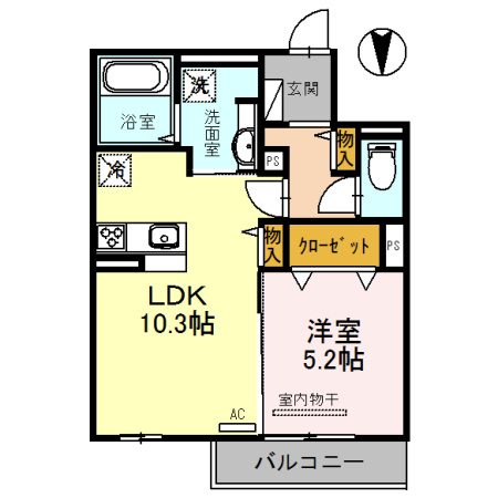 セジュールがもよんの間取り|セジュールがもよん