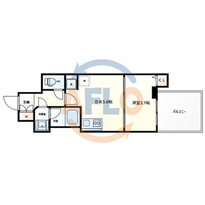 ルフォンプログレ堺筋本町タワーレジデンスの間取り|ルフォンプログレ堺筋本町タワーレジデンス　間取り