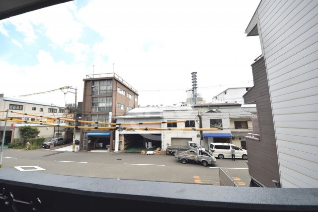 プレサンスOSAKA DOMECITYスクエアの展望|プレサンスOSAKA DOMECITYスクエア　2階でも眺望良好