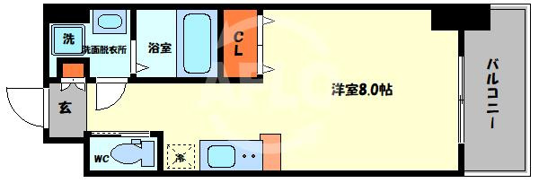 エグゼ大阪BAYの間取り|エグゼ大阪BAY　間取り
