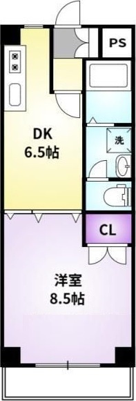 クラウンⅡ津福の間取り|使い勝手の良い間取りです♪