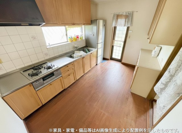 山武郡九十九里町下貝塚　戸建のキッチン