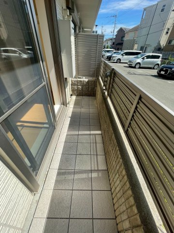 ドルチェ西五百住のバルコニー