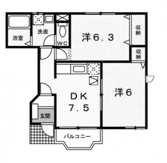 【間取り】 | プリエール　Ａ