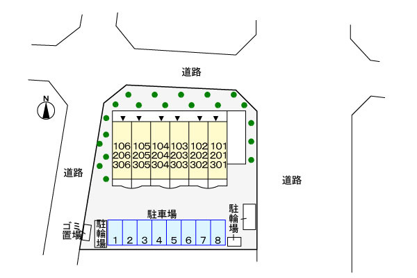 敷地内駐車場