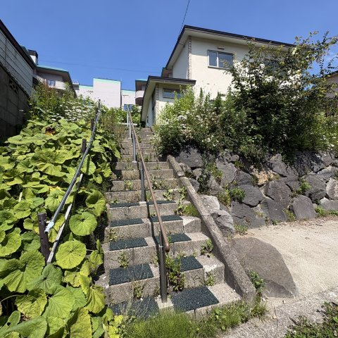 室蘭市絵鞆町2丁目26-21戸建の庭