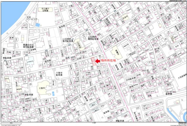 興浜売地Mの地図