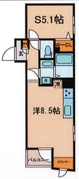 PRIMAVERA桜坂の間取り