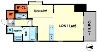 【間取り】 | アバンティうめきた　大淀小学校区 | Avanti ume-kita（アバンティうめきた）　開放感のある間取り