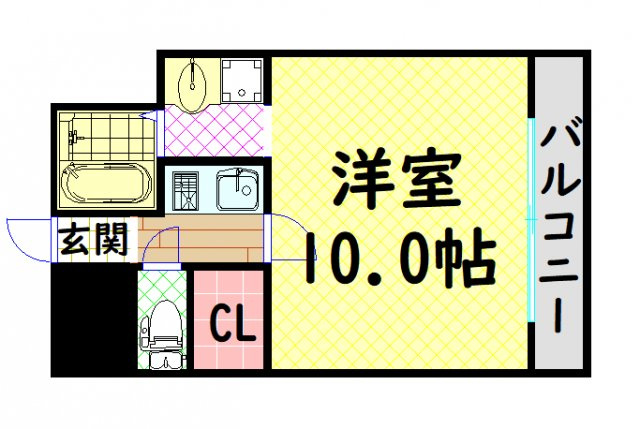 【間取り】 | ウィズ西長堀
