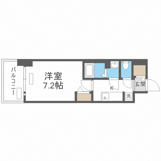【間取り】 | プレサンス大国町ラヴェニール