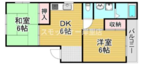 ハイツ永原の間取り