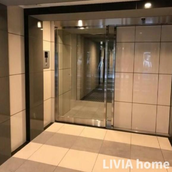 品川区荏原４丁目の賃貸マンションのロビー