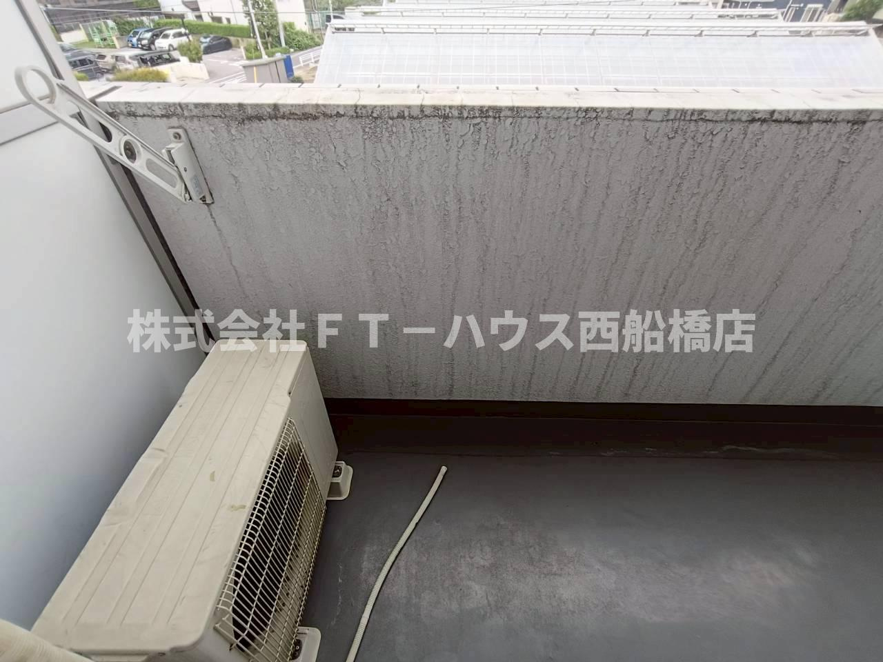 リエス西船橋のバルコニー