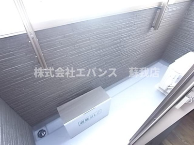 【バルコニー】 | シャルコートSOGA | 落ち着いた時間を過ごせるバルコニーです