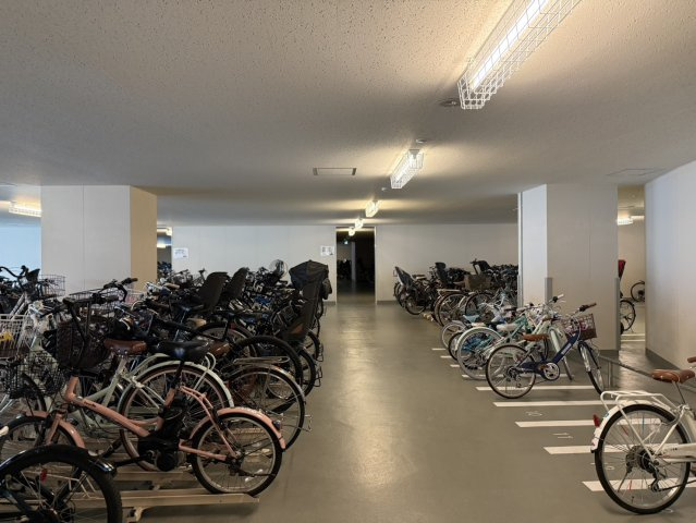 パークタワー東雲の駐輪場