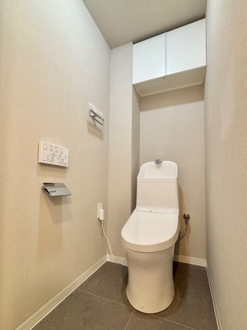 オーベル柏の葉ヒルズ壱番館のトイレ|清潔感のあるトイレです