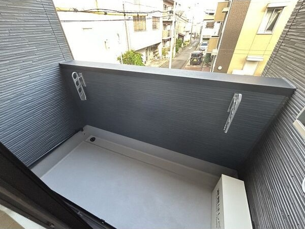 プルミエール角割町のバルコニー