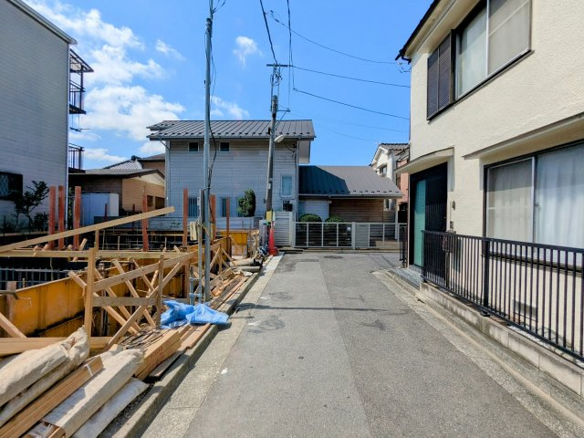 葛飾区金町５丁目の新築戸建の前面道路含む現地写真|～前面道路含む現地写真～
