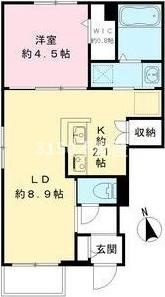 YOUR　MAISON茜部中島の間取り