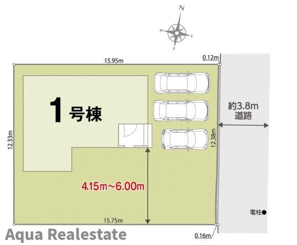 リナージュ徳島市佐古七番町　01期の区画図