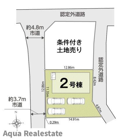 リナージュ徳島市佐古六番町　01期の区画図