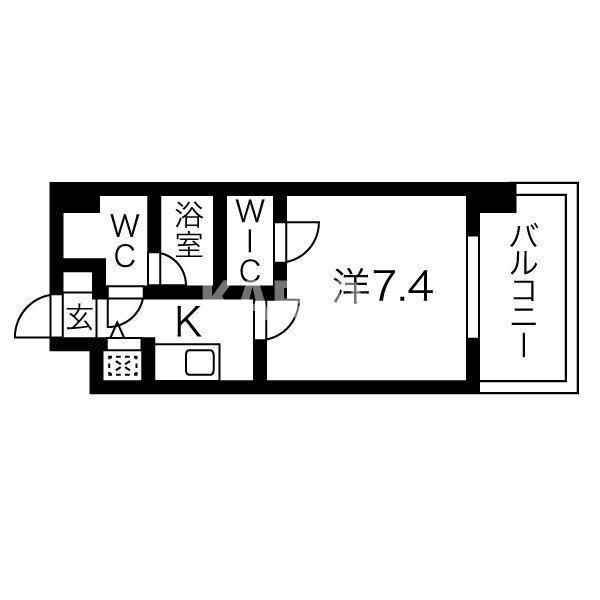 T's SQUARE城東野江の間取り
