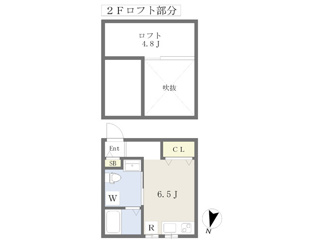 ロフトのあるお部屋です♪