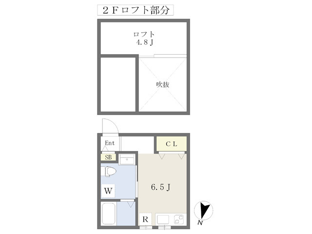 ロフトのあるお部屋です♪
