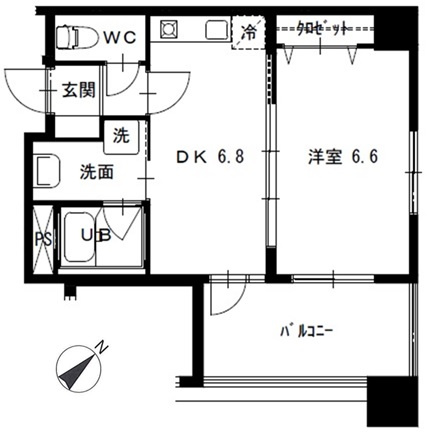ユリカロゼ西新井駅前の間取り