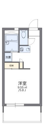 レオパレスペリエⅡの間取り|代表的な間取のため実際の間取とは異なる場合があります